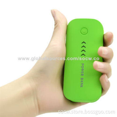 USB Mobile Phone Chargers with 4 LED Lights, 5,200mAh Capacity